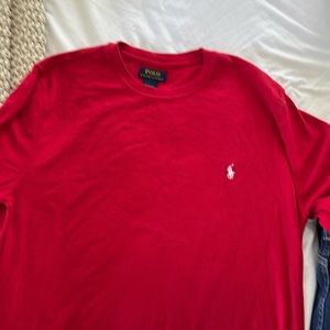 Men's long sleeve polo shirt